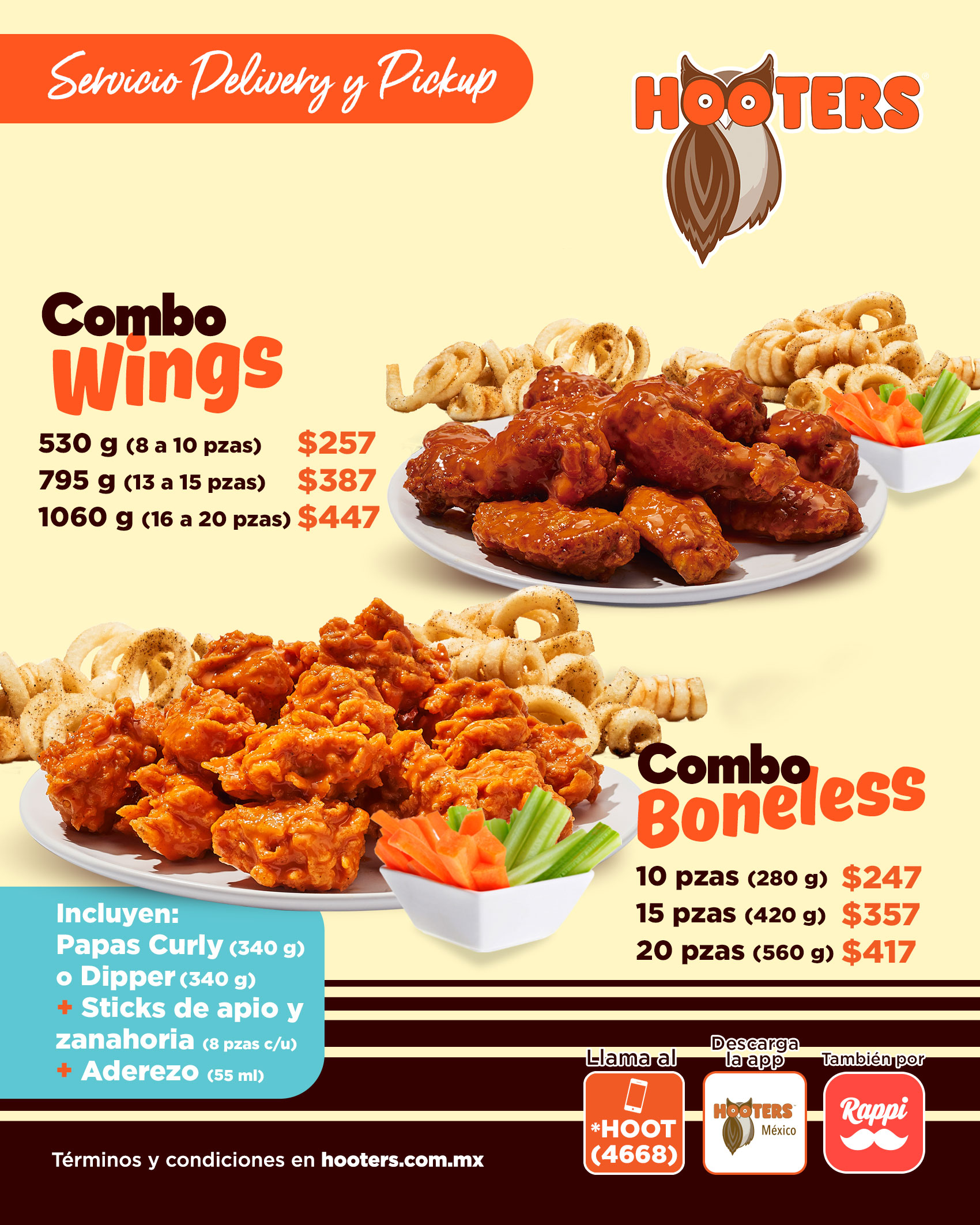 Hooters Arlington Menu 27 - 4512ruc